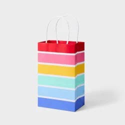 XS Jr Tote Striped Gift Bag Colorful - Spritz™