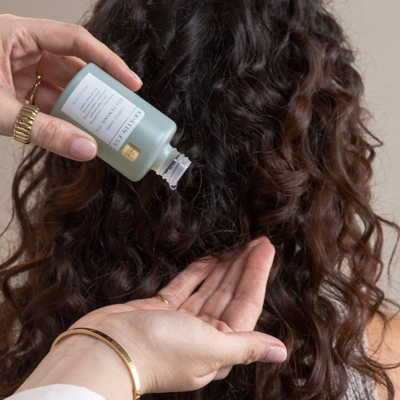 slide 2 of 7, Kristin Ess Softening Lightweight Hair Oil - Treat + Moisturize for Shiny Hair - 1.69 fl oz, 1.69 fl oz