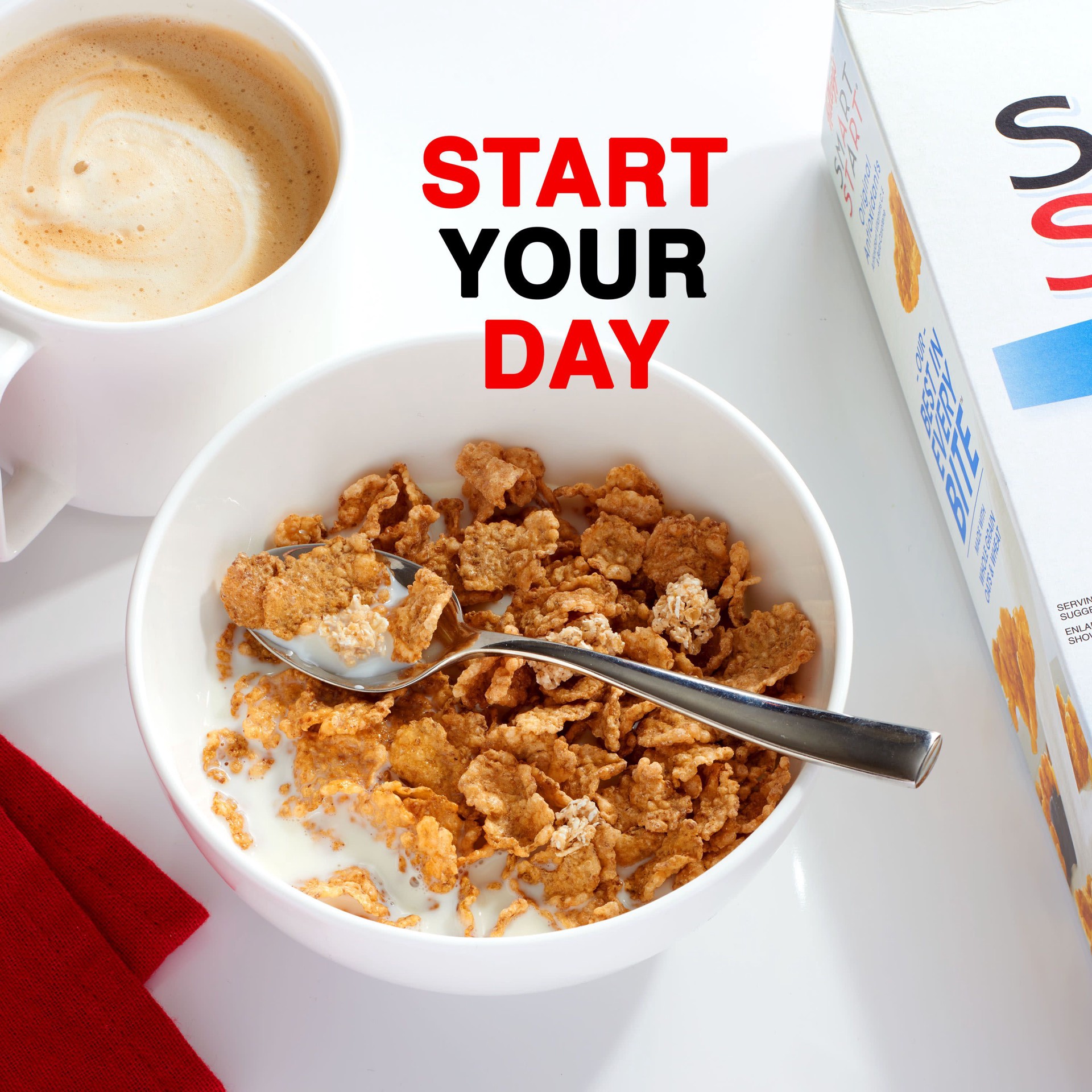 slide 5 of 5, Kellogg's Smart Start Breakfast Cereal, Fiber Cereal, Whole Grain Snacks, Original Antioxidants, 18.2oz Box, 1 Box, 18.2 oz