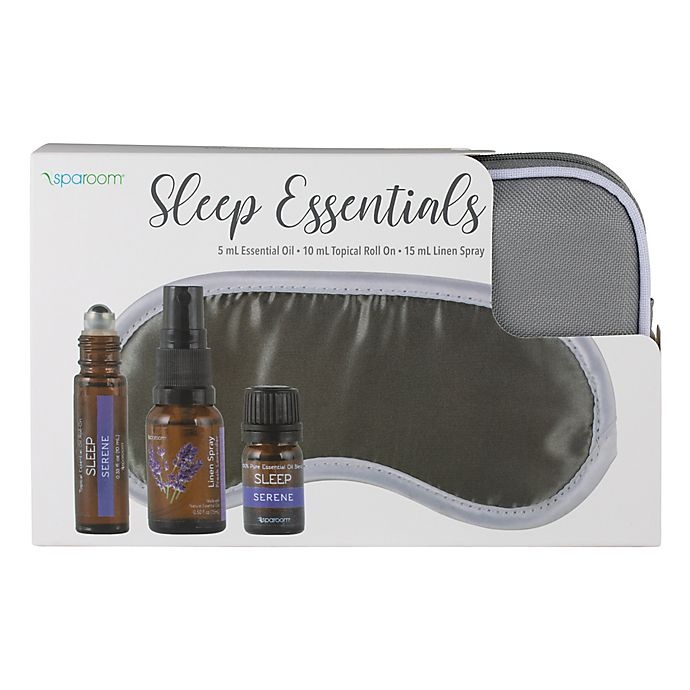 slide 1 of 4, SpaRoom Lavender Sleep Essentials Kit - Grey, 1 ct