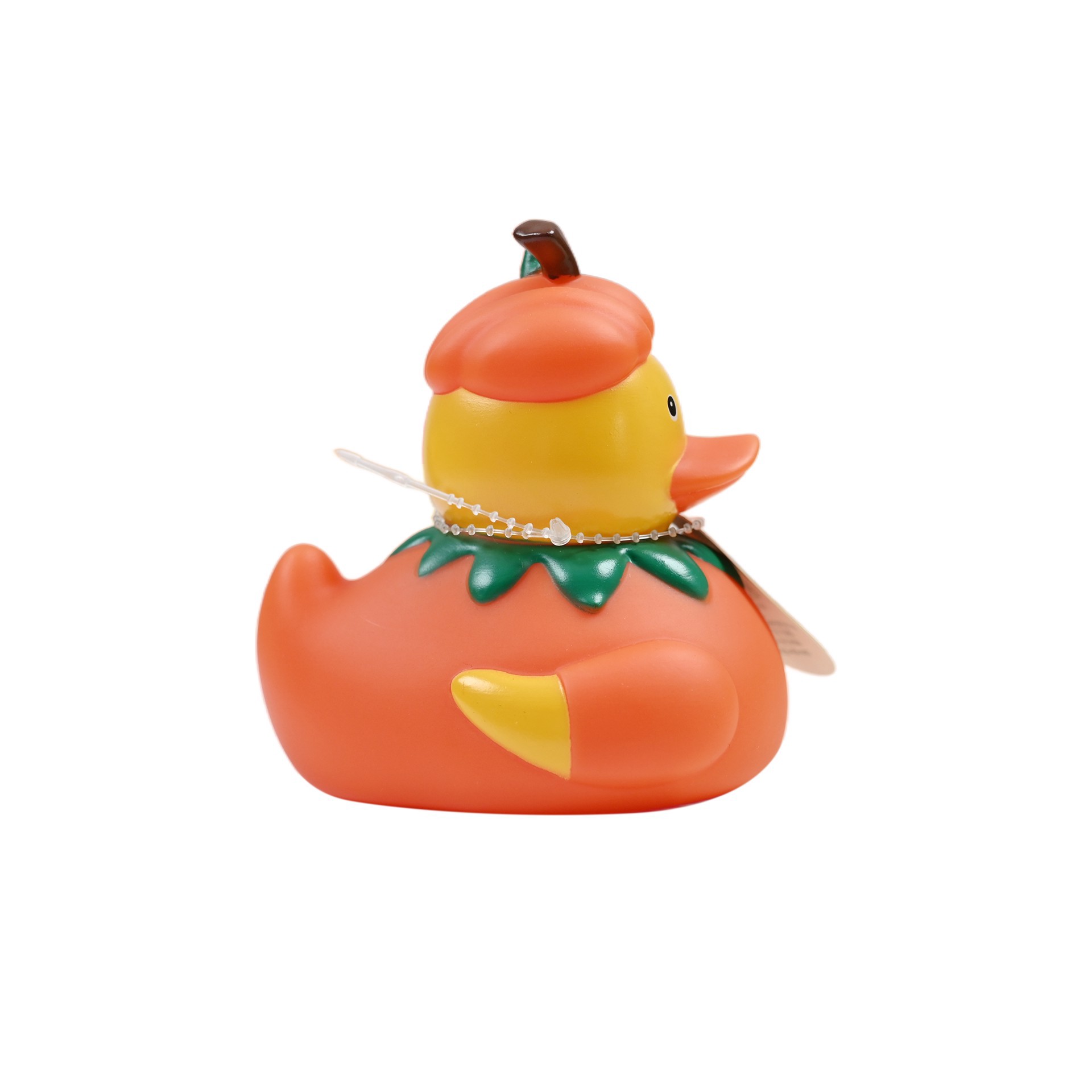 slide 2 of 3, 4" Pumpkin Rubber Duck By Creatology, 4 in