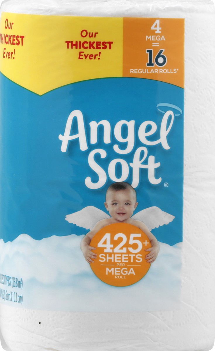 slide 9 of 9, Angel Soft Bath Tsu 2Ply 4Mega, 4 ct