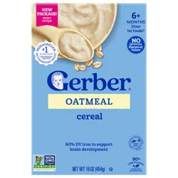 US GERBER Oatmeal Cereal 16 oz/454g Box