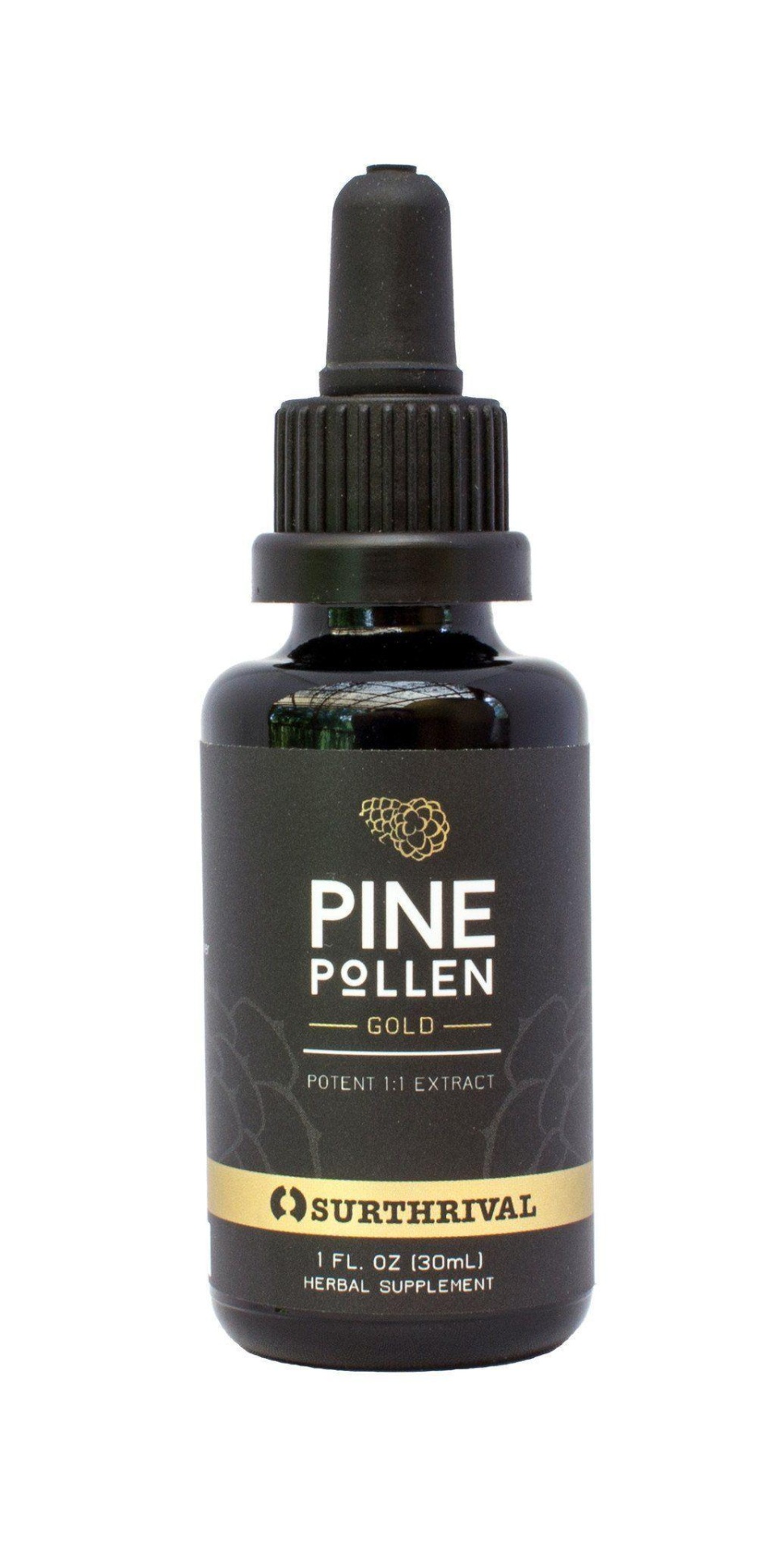 slide 1 of 1, Surthrival Pine Pollen Gold Liquid, 1 oz