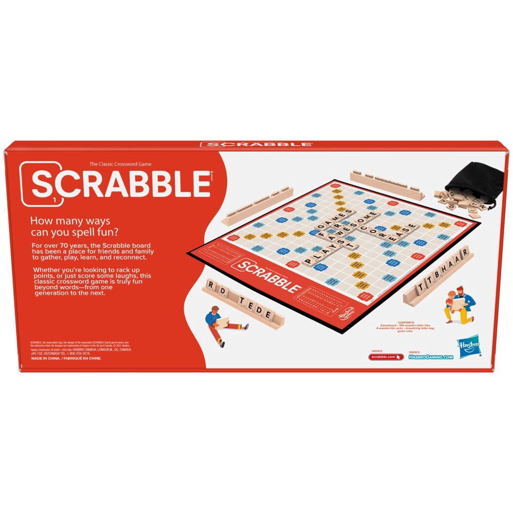 slide 5 of 15, Hasbro Scrabble Board Game 1 ea, 1 ct