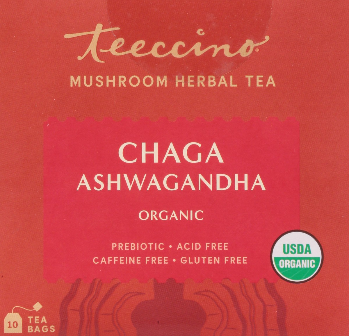 slide 3 of 13, Teeccino Tea Bags Chaga Ashwagandha Herbal Tea 10 ea, 10 ct