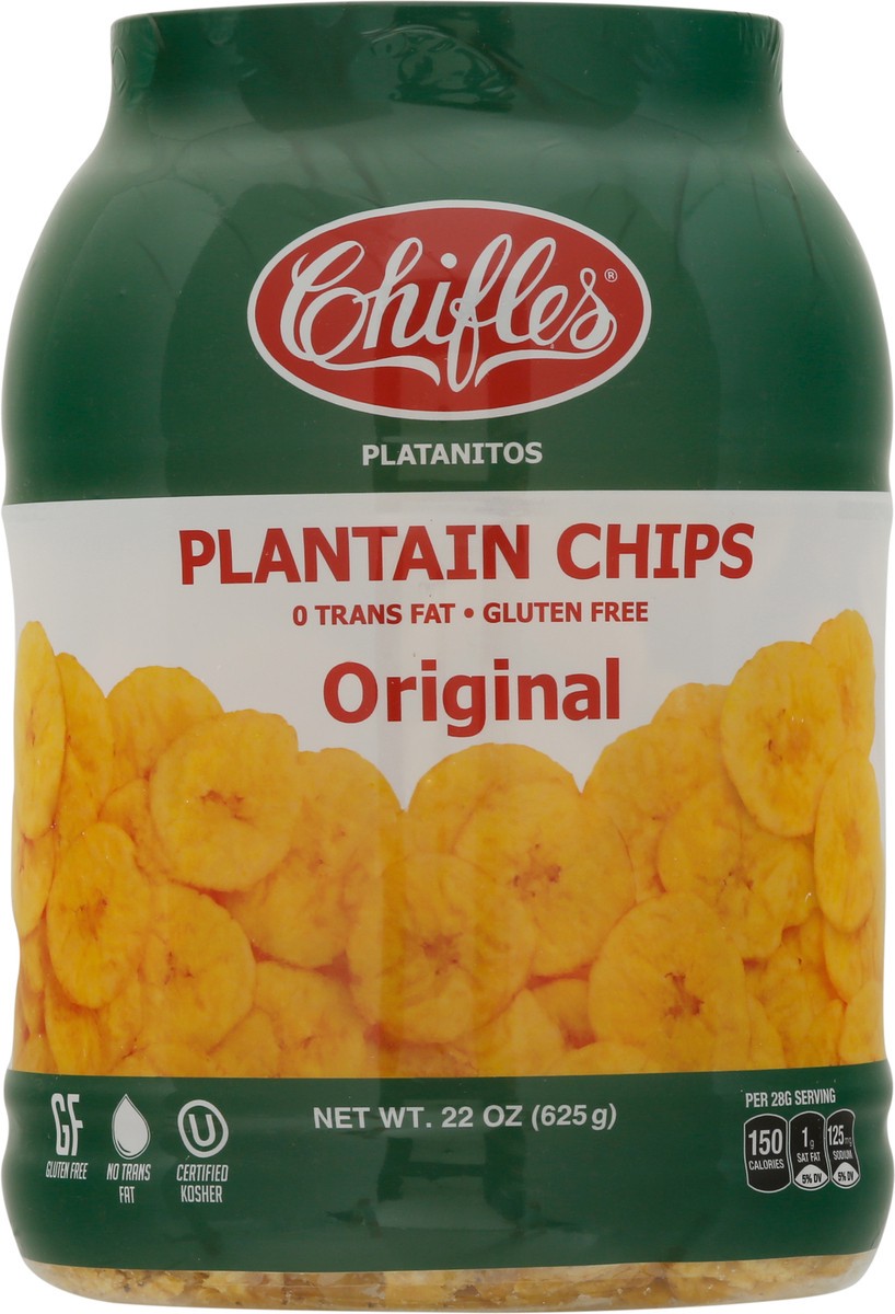 slide 8 of 9, Chifles Original Plantain Tub, 22 oz