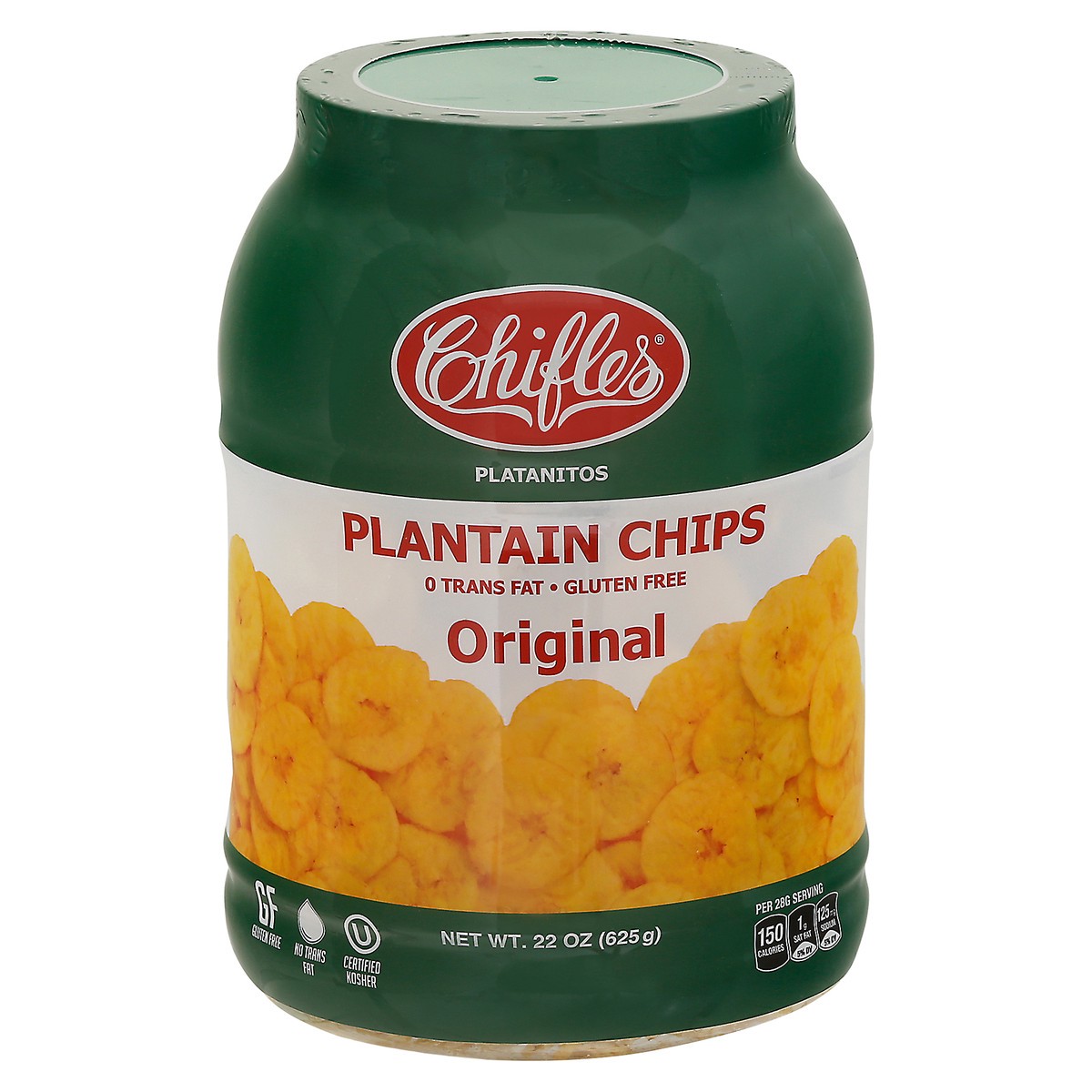 slide 1 of 9, Chifles Original Plantain Tub, 22 oz