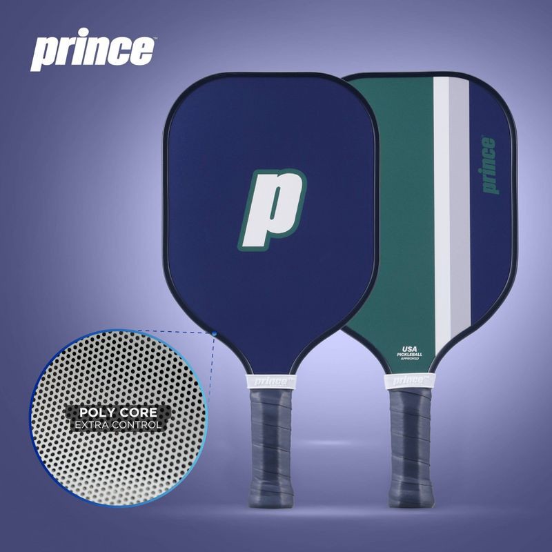slide 3 of 8, Prince Sports Prince Recreational Pickleball Paddle - Green/Navy, 1 ct