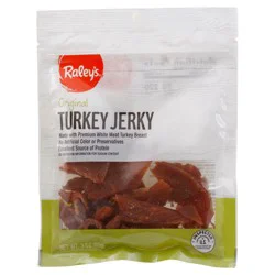 Raley's Turkey Jerky, Original 3 oz