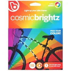 Brightz Cosmic LED Bike Light - Color Morphing: ABS Material, 36-Hour Battery Life