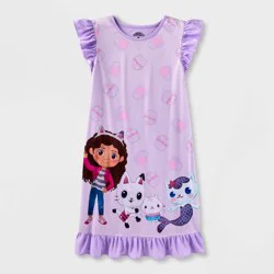 Girls' Gabby's Dollhouse NightGown - Purple L