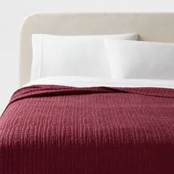 King TENCEL® Quilt Wine Red - Threshold™