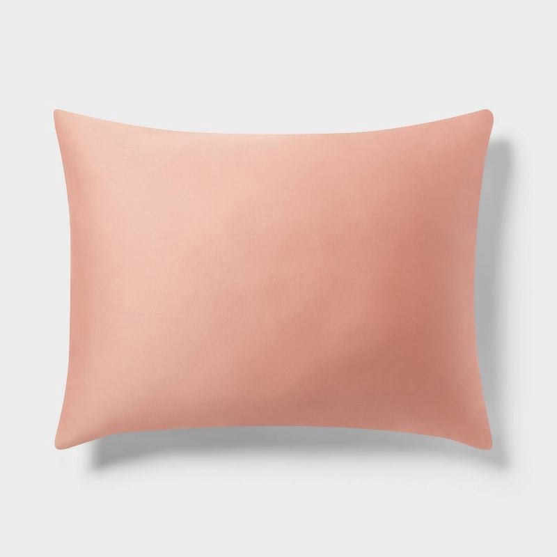 slide 5 of 6, Full/Queen Floral Print Duvet and Sham Set Light Pink - Threshold™, 1 ct