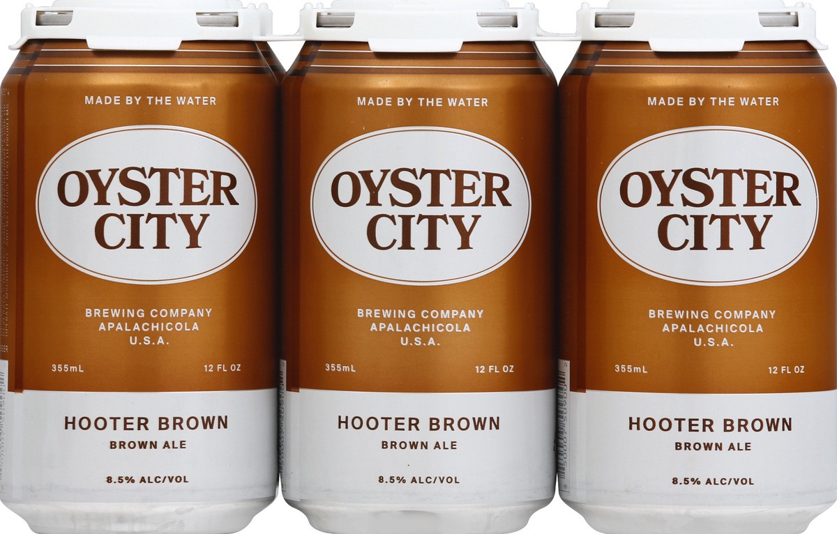 slide 4 of 6, Oyster City Hooter Brown, 12 oz