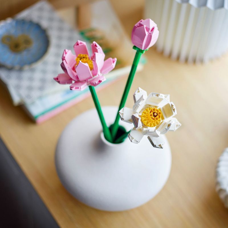 slide 4 of 5, LEGO Lotus Flowers Building Toy Set 40647, 1 ct