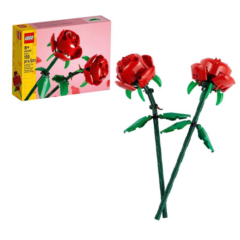 slide 1 of 5, LEGO Roses Botanical Flower Collection Building Set 40460, 1 ct