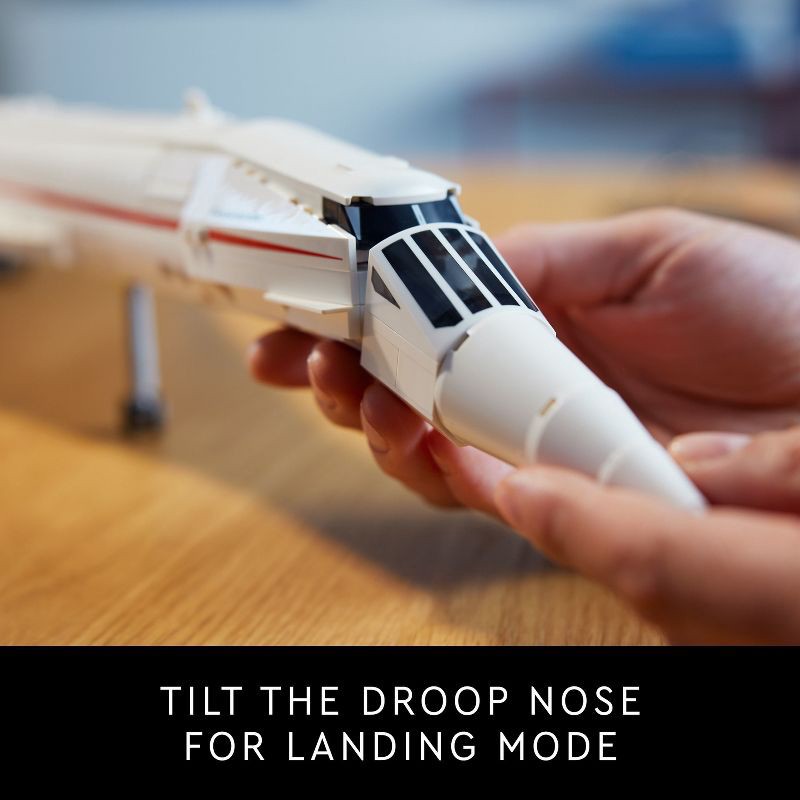 slide 4 of 6, LEGO Icons Concorde Model Plane Building Set 10318, 1 ct
