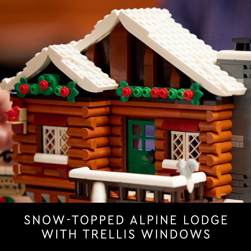 slide 3 of 6, LEGO Icons Alpine Lodge Model Building Kit 10325, 1 ct