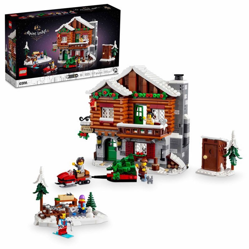 slide 1 of 6, LEGO Icons Alpine Lodge Model Building Kit 10325, 1 ct