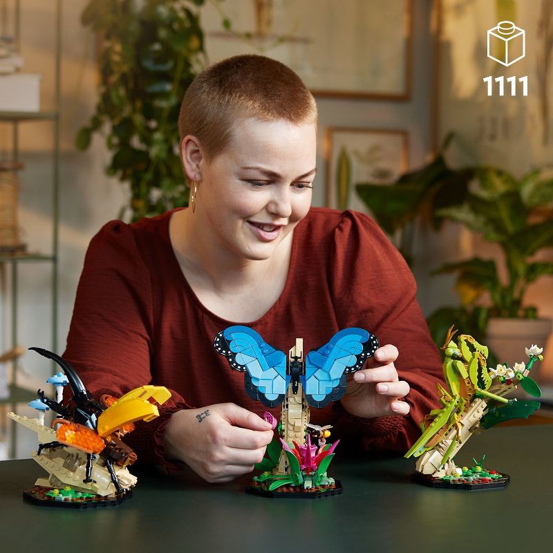 slide 2 of 6, LEGO Ideas The Insect Collection Building Set and Nature Décor 21342, 1 ct