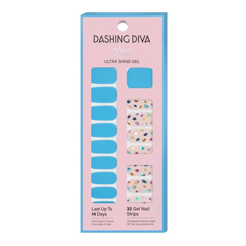 slide 1 of 4, Dashing Diva Nail Art Gloss Palette - Magic Touch - 32ct, 32 ct