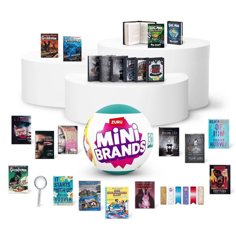 slide 3 of 10, Mini Brands Books Capsule, 1 ct