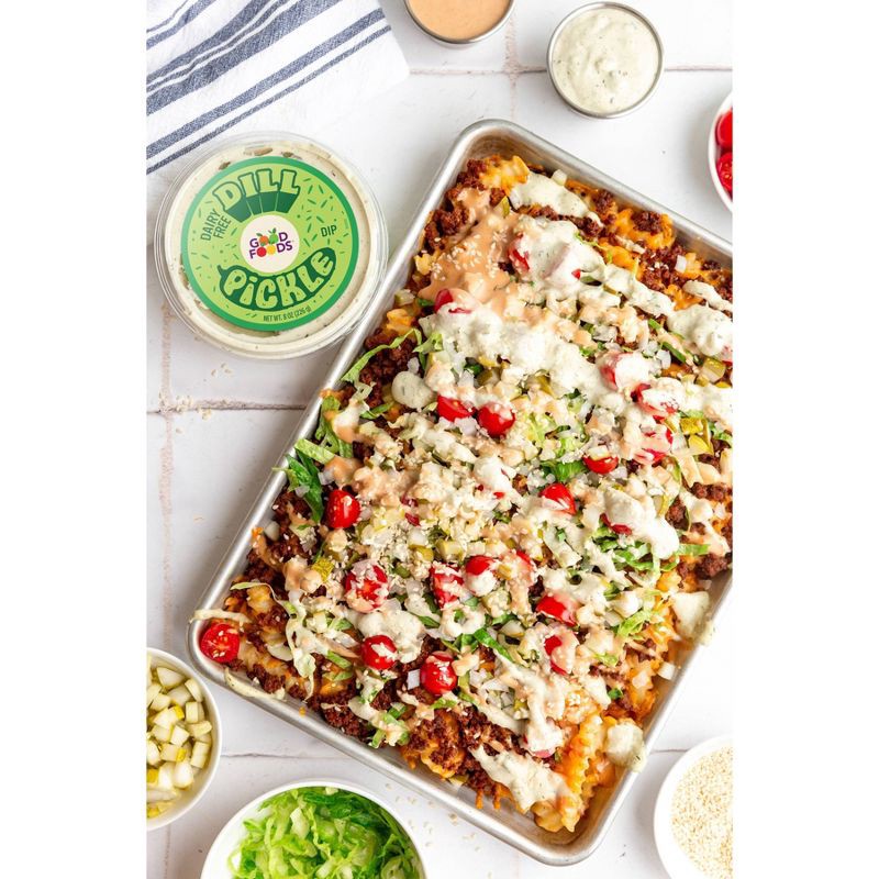 slide 5 of 8, Good Foods Dairy-Free Dill Pickle Dip - 8oz, 8 oz