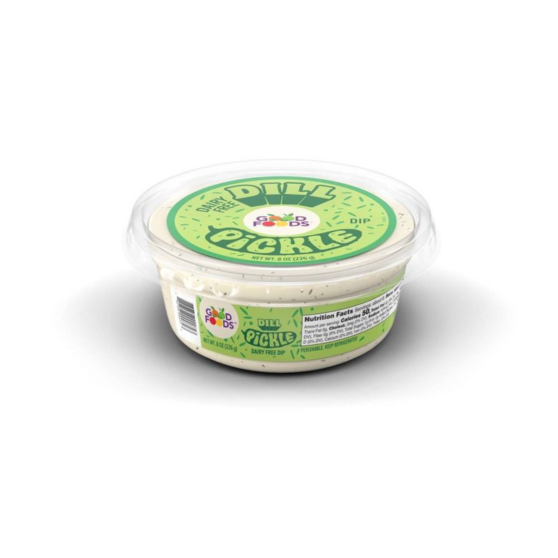 slide 7 of 8, Good Foods Dairy-Free Dill Pickle Dip - 8oz, 8 oz