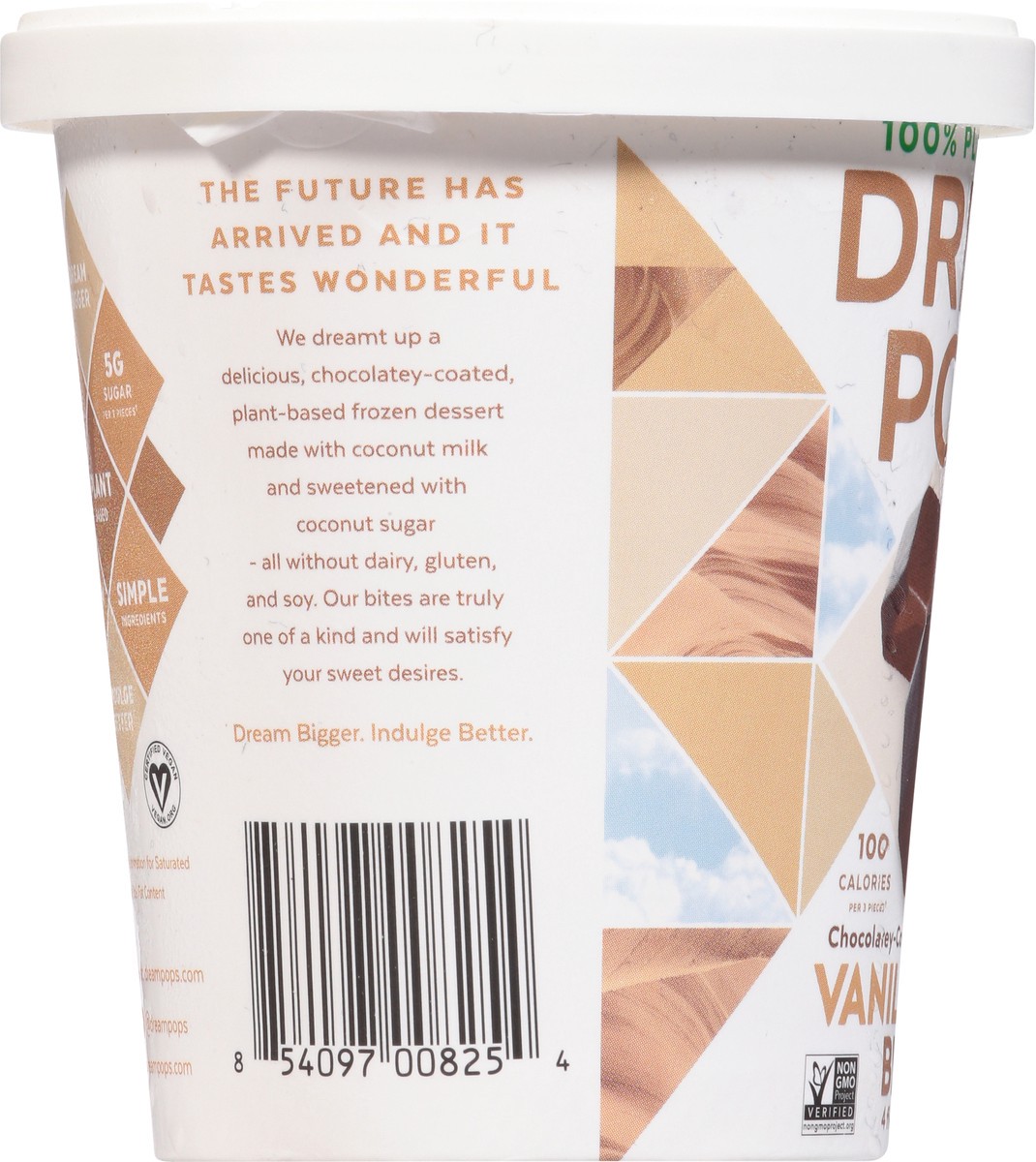 slide 9 of 9, Dream Pops Vanilla Sky Bites, 4 fl oz