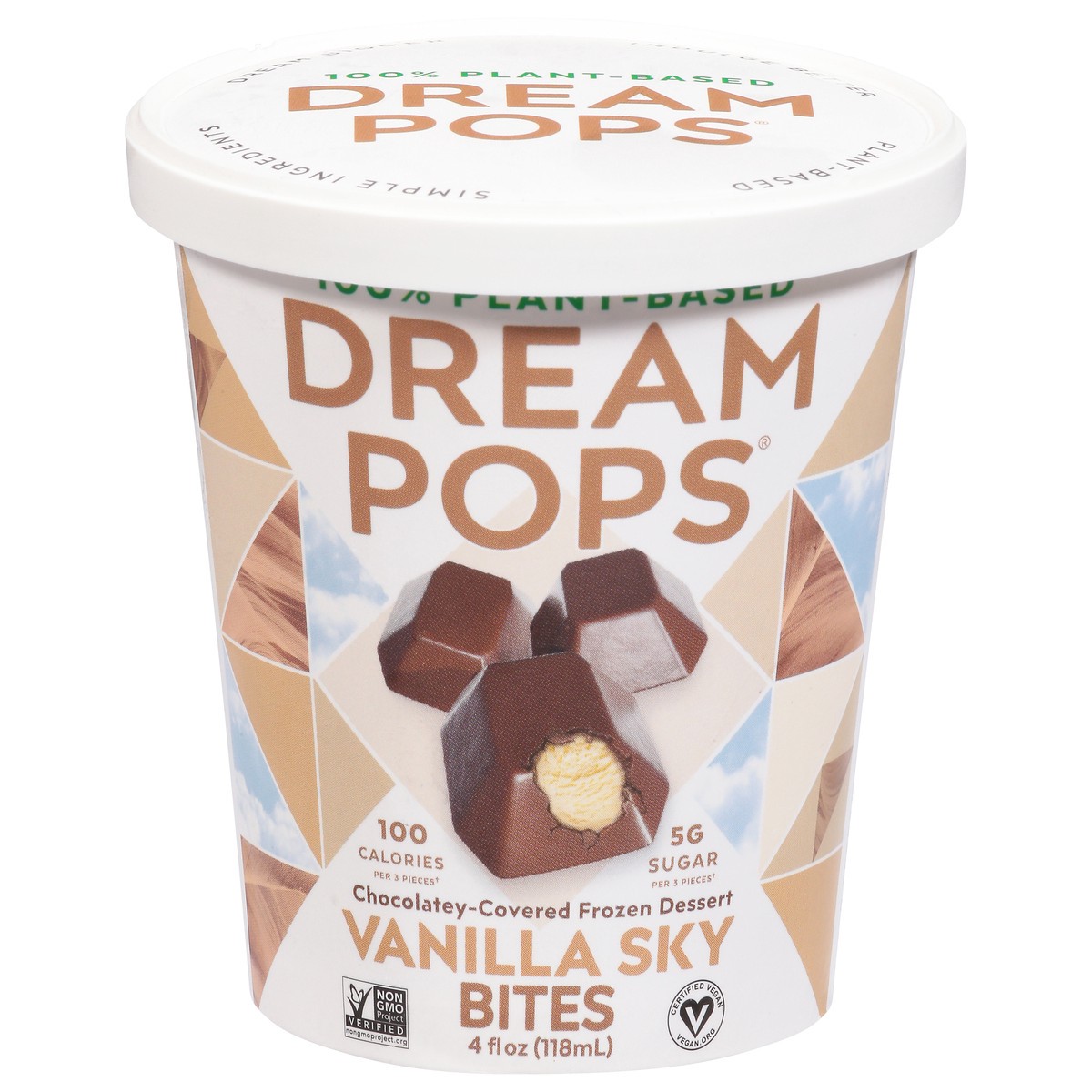 slide 1 of 9, Dream Pops Vanilla Sky Bites, 4 fl oz