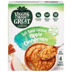 Veggies Made Great Soft Baked Apple Cinnamon Oatmeal