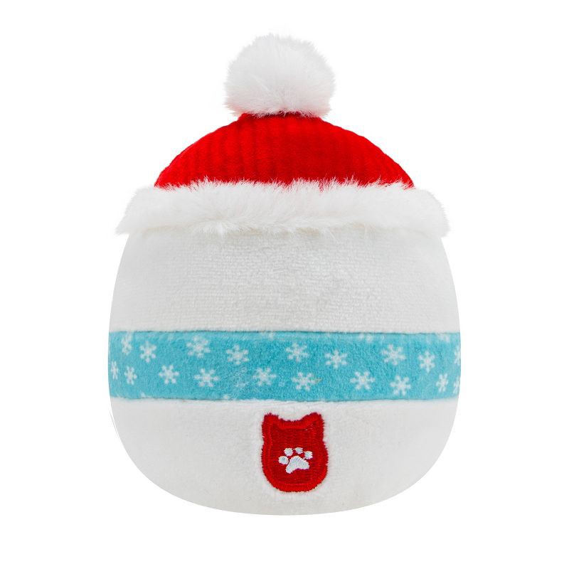 slide 5 of 8, Squishmallows 3.5" Galindo The Snowman Single Squeaky Plush Dog Toy, 1 ct