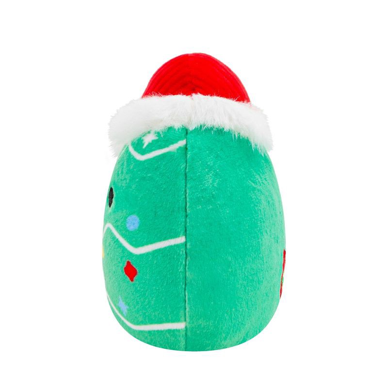 slide 3 of 8, Squishmallows 3.5" Carol The Christmas Tree Single Squeaky Plush Dog Toy, 1 ct