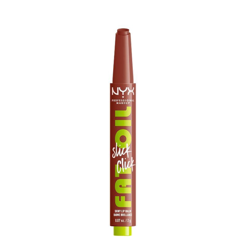 slide 1 of 10, NYX Professional Makeup Fat Oil Slick Click Tinted Lip Balm - Link In My Bio - 0.07oz, 0.07 oz