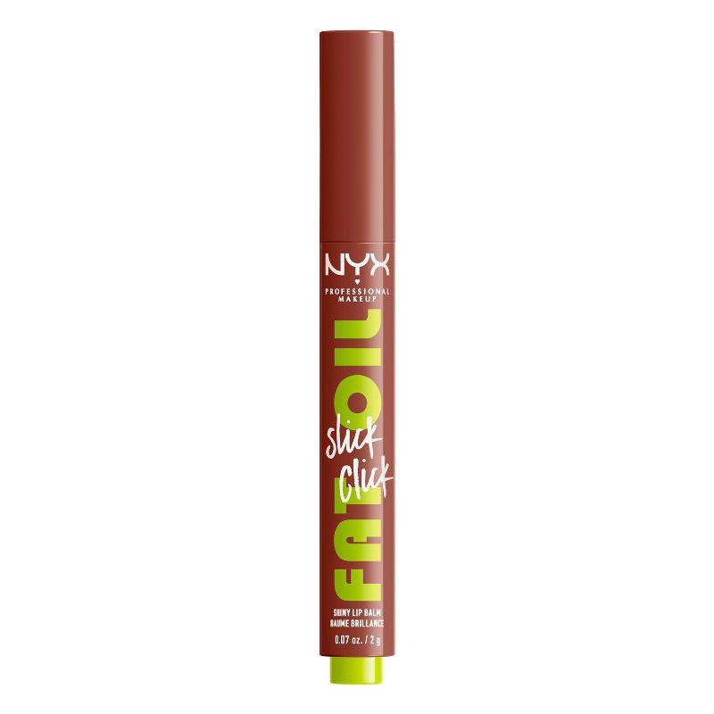 slide 9 of 10, NYX Professional Makeup Fat Oil Slick Click Tinted Lip Balm - Link In My Bio - 0.07oz, 0.07 oz