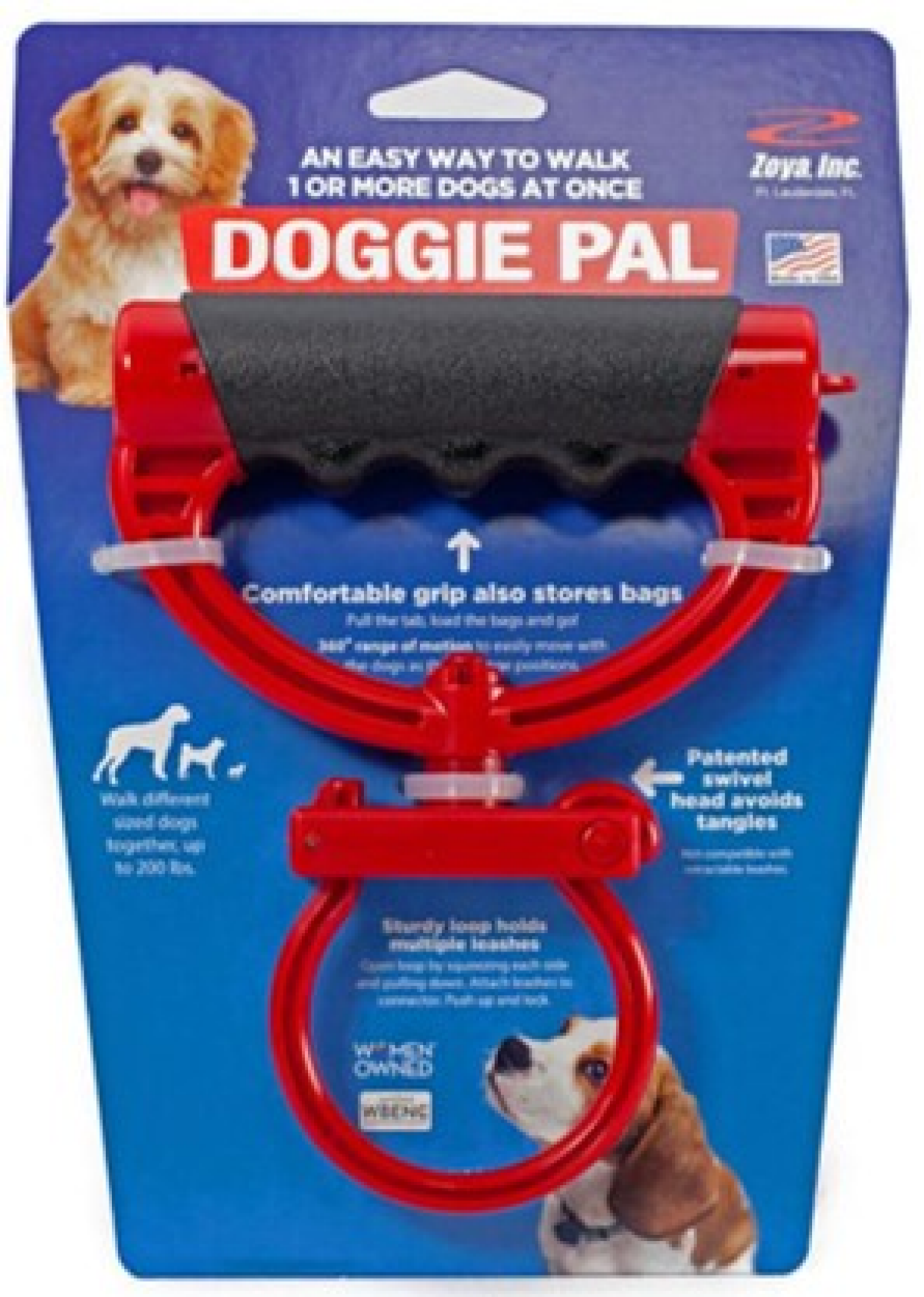 slide 1 of 2, ZOYA Doggie Pal Leash Holder and Bag Storage, 1 ct