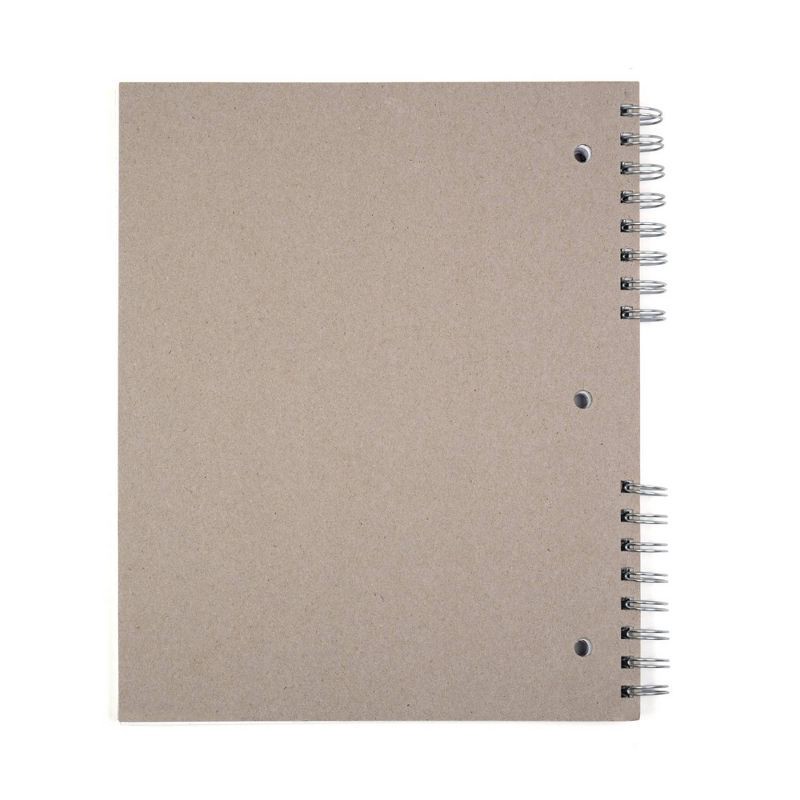 slide 5 of 5, Altitude 100pg 1 Subject College Ruled Notebook 9"x11" Split Wire Warm Gray, 1 ct