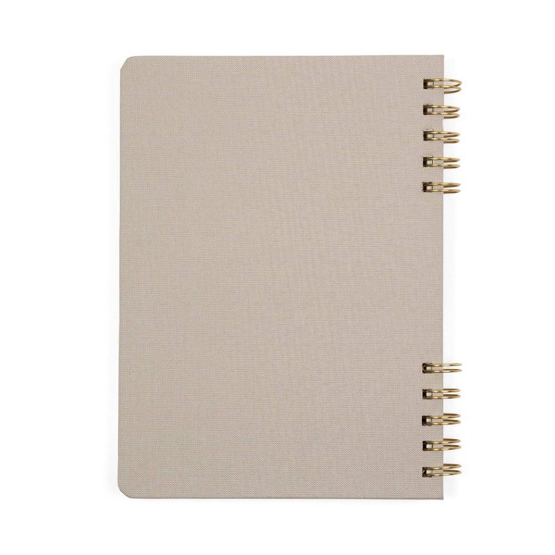 slide 9 of 9, Altitude 160pg Ruled Journal 6.25"x8.5" Split Twin Wire Warm Gray Arch, 1 ct