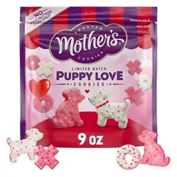 Mother's Cookies Mother's Puppy Love Cookies Valentine's Day Resealable Bag - 9oz