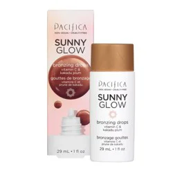 Pacifica Sunny Glow Bronzing Drops - 1 fl oz: Illuminating Vegan Face Bronzer, Paraben & Phthalate-Free Formula