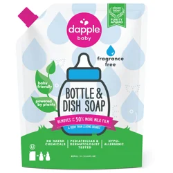 Dapple Baby Fragrance Free Bottle & Dish Soap Refill 34 fl oz