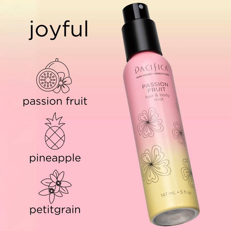 slide 3 of 7, Pacifica Passion Fruit Hair & Body Mist - 5 fl oz, 5 fl oz