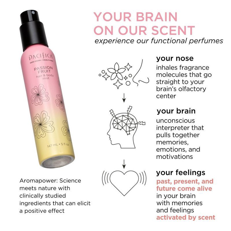 slide 4 of 7, Pacifica Passion Fruit Hair & Body Mist - 5 fl oz, 5 fl oz