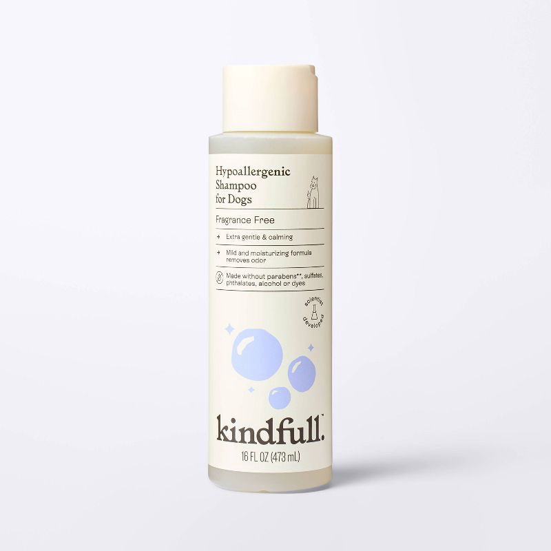 slide 1 of 6, Hypoallergenic Dog Shampoo - 16 fl oz - Kindfull™, 16 fl oz