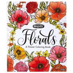 Crayola Flower Coloring Book Florals: 40 Pages for Creative Thinking, Ages 3+, 10" x 8.5" Coloring Books