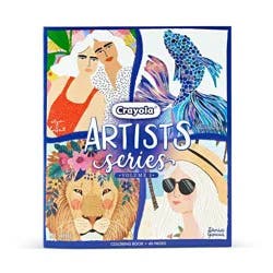 Crayola Artist Series Coloring Book: Adult Creative Thinking, 40 Pages, 9 Years & Up, 10" x 8.5"