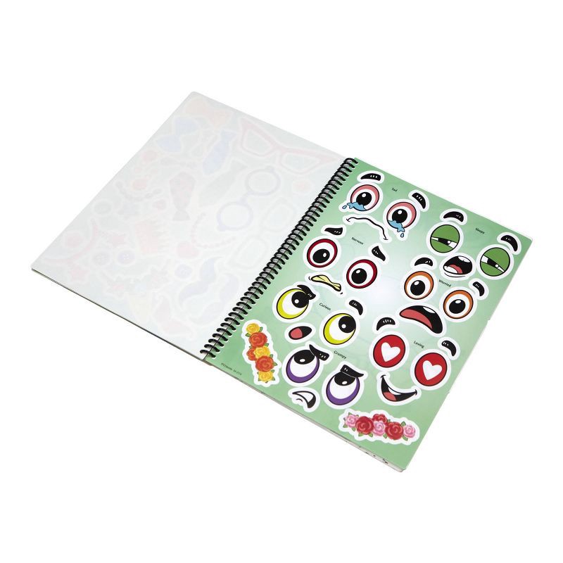 slide 5 of 7, Crayola Today I Feel Mix & Match Flip Book: Flippable Coloring & Sticker Book for Kids, 30 Pages, Activity Pad, 1 ct