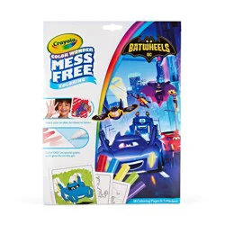 Crayola Color Wonder Batwheels Foldalope: Mess Free Coloring Book for Kids, Includes Markers, 18 Pages, Ages 3+