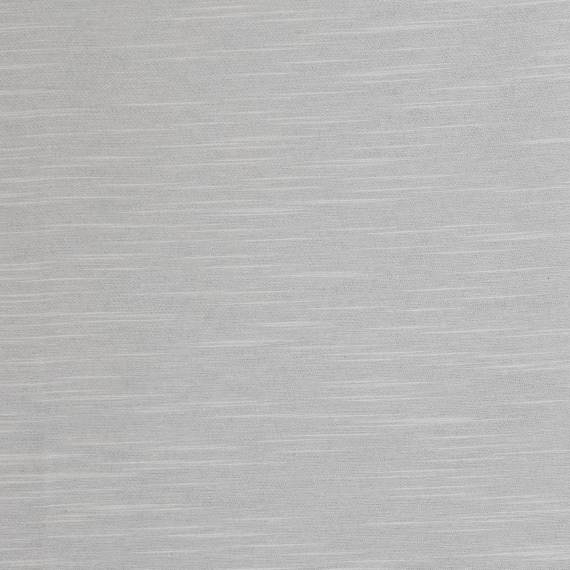 slide 5 of 7, 50"x63" Blackout Henna Window Curtain Panel White - Threshold™: Cotton Sateen, UV Protection, Rod Pocket, 1 ct